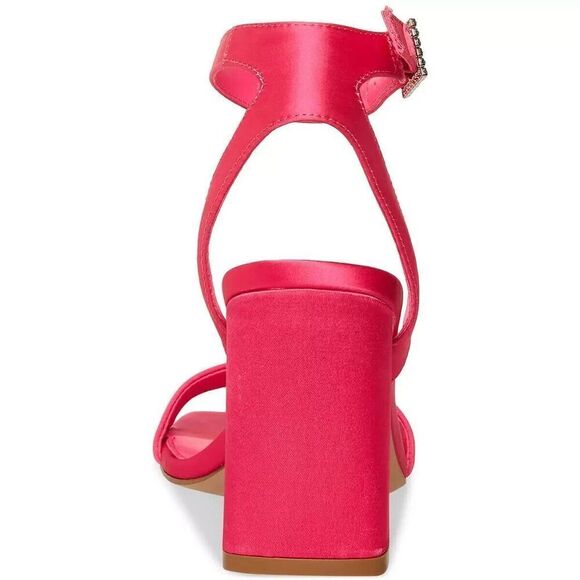 Madden Girl Womens Winni Ankle Strap Pink Fushia Dress Sandals Shoes 10 M - Picture 2 of 4